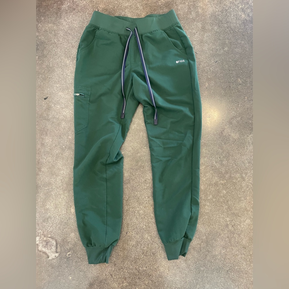 Zamora Racing Green FIGS Joggers